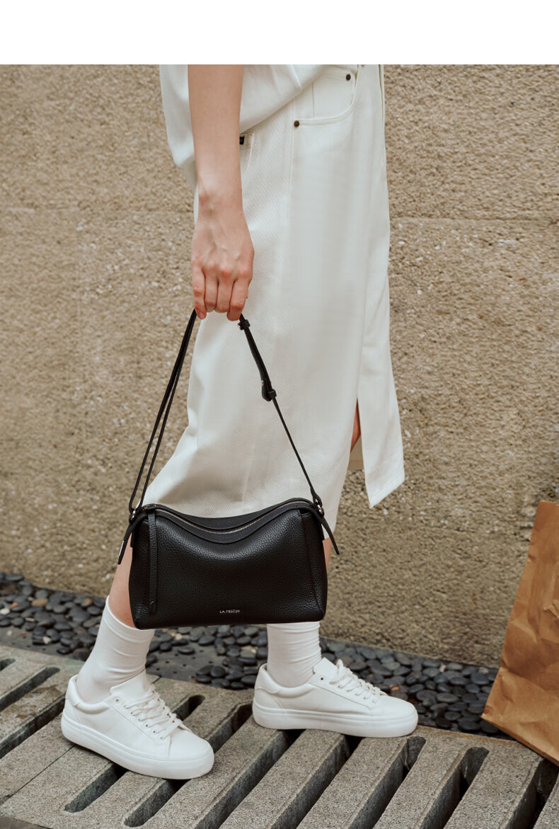 La Festin Dough Bag 2026 New Style Mom Bag, Crossbody Top-Grain Leather Women's Bag, Underarm Tote Bag, Birthday Gift for Wome 4