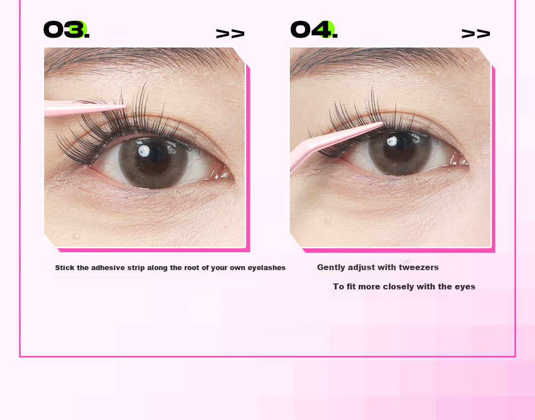 Arrebol False Eyelashes for Women, Natural-Looking, No Glue Required, Lazy Person's Lashes, Long And Curled, Beginner-Friendly, Gift for Girls 10