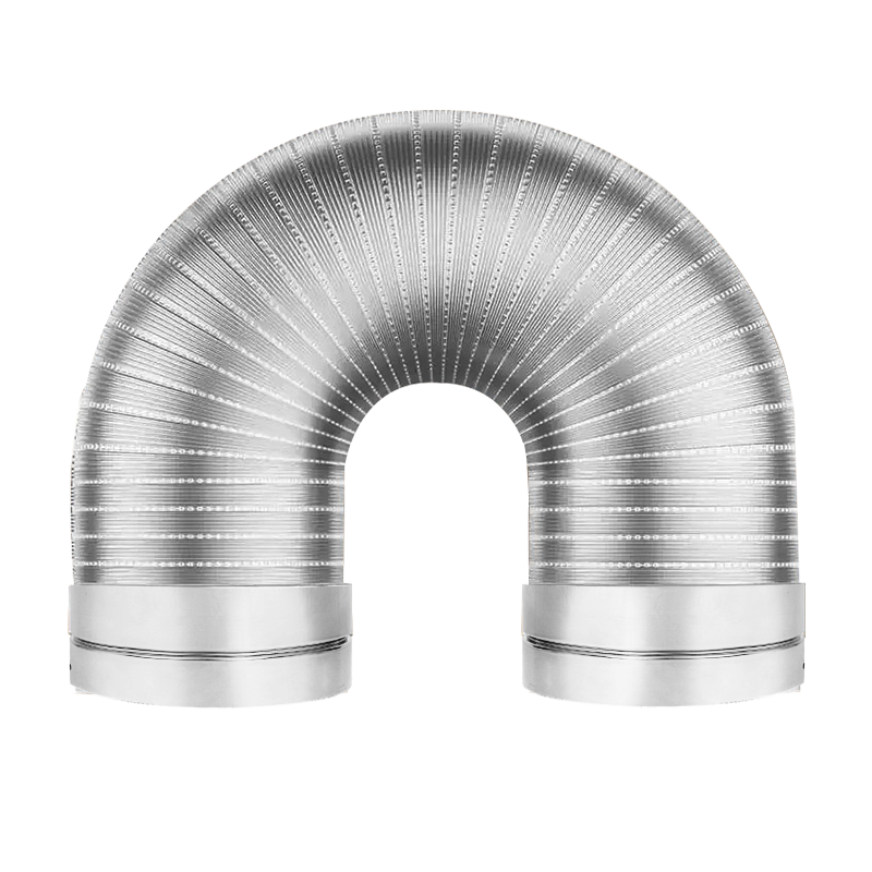 Beishi Range Hood Exhaust Pipe Pure Aluminum Foil Duct Durable Flexible Bendable Diameter 170MM Length 1.5M