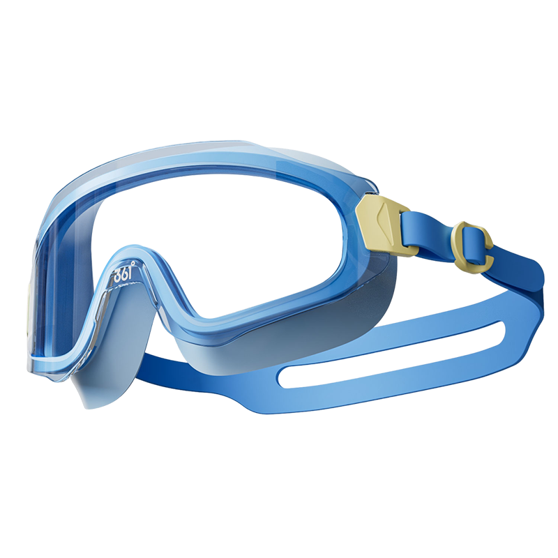 361° Swimming Goggles, Large Frame, Suitable for Teenagers And Children, Borderless Design, Waterproof And Anti-Fog, Enlarged Field of View for Swimming And Diving