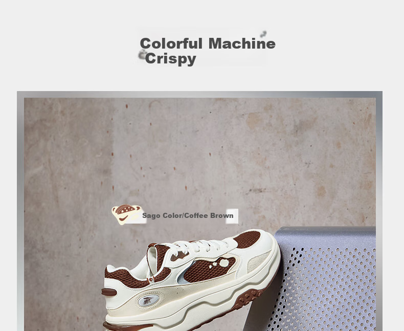361° Sports Shoes, Peach Blossom Men's Shoes, Spring And Summer Retro Versatile Thick-Soled Casual Shoes, Height-Increasing Shoes for Men, 672536703-5 12