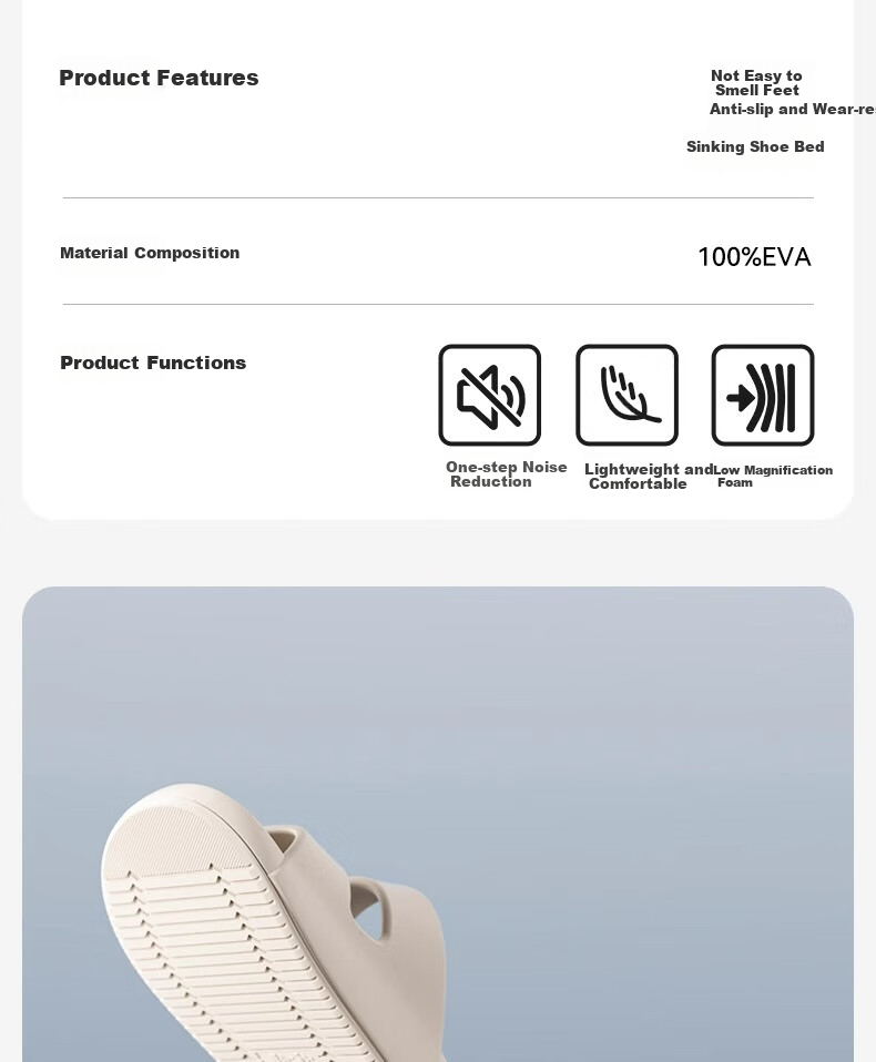 Sanli Beach Sandals Slippers for Women, Simple And Wearable Outside, EVA Non-Slip, Rose Red, Size 36-37 2