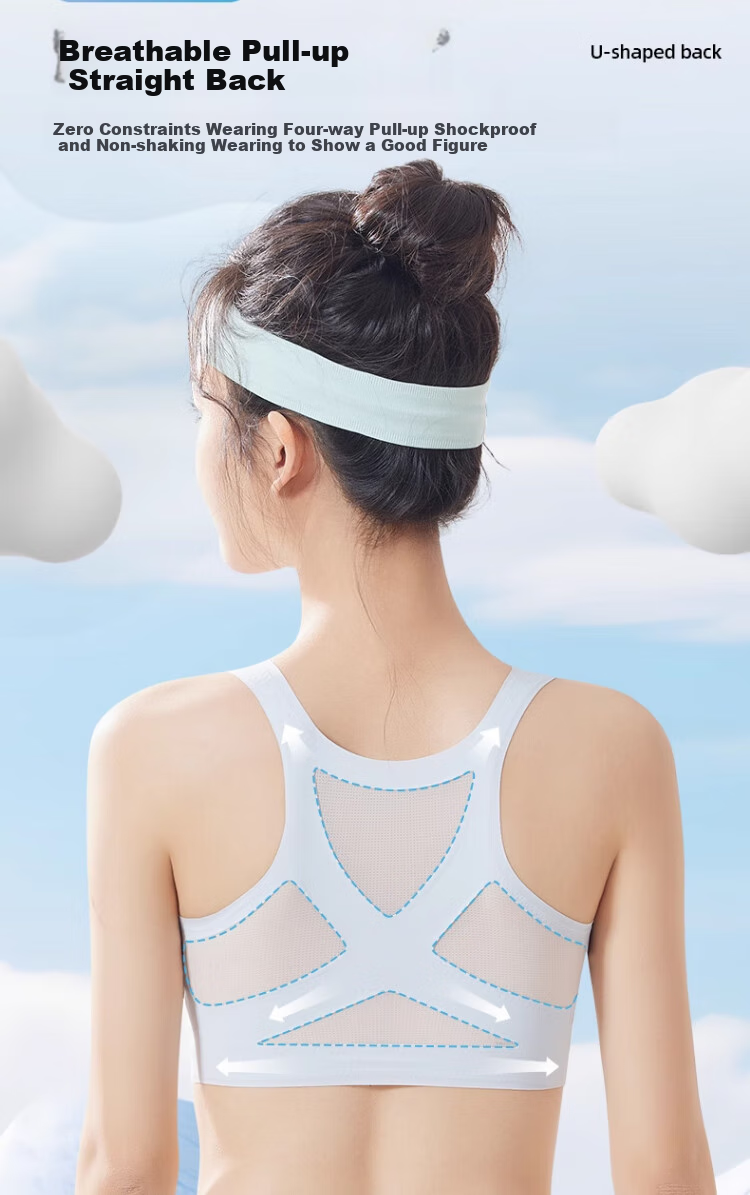 GRACEWELL 2-Pack Seamless Sports Bra for Teenage Girls, Puberty Bra for Middle And High School Students, Bra for Older Girls, Camisole 7