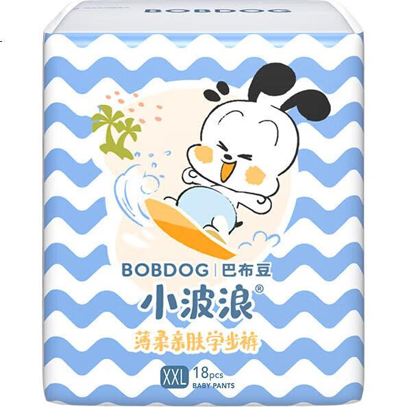 Подгузники-трусики BOBDOG Small Wave XXL, 108 шт., 15+ кг