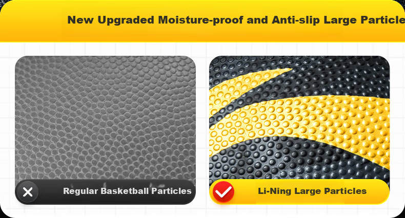 LI-NING Basketball Adult Size 7 Youth Junior High School Girls Exam Competition Training Indoor Outdoor Durable Basketball 11