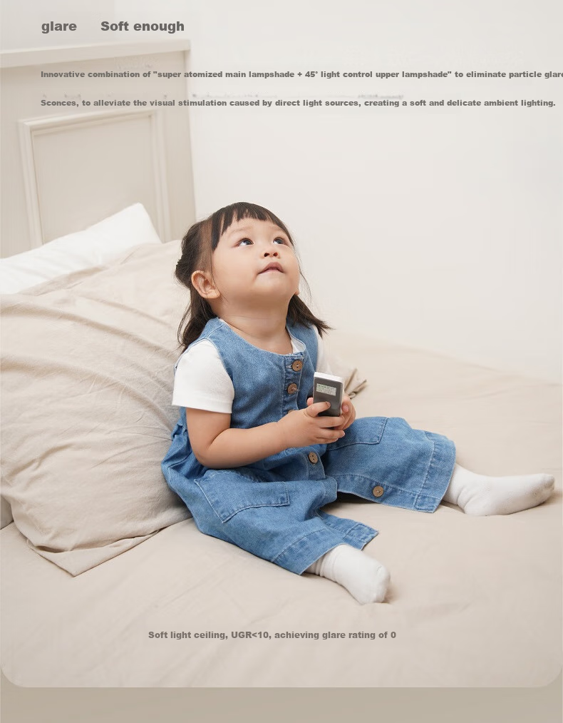 BenQ Aora Ceiling Light, Eye-Protecting Full-Spectrum LED, Soft Lighting for Living Room, Intelligent Voice Control, All-Inclusive Price 4