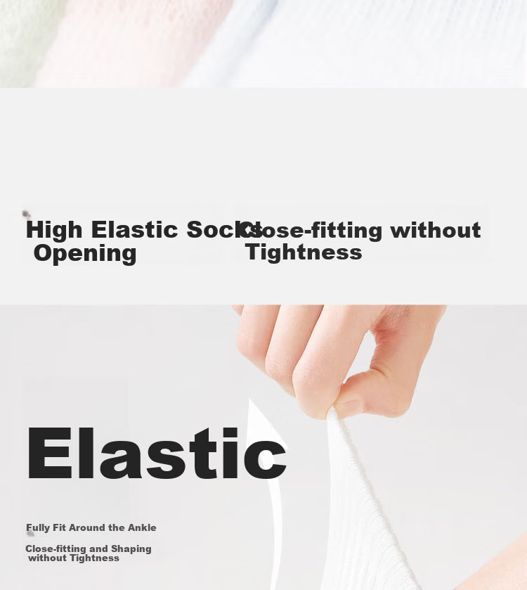 LangSha Summer Socks for Women, Pure Cotton 5A Antibacterial Mesh Breathable Comfortable Odor-Resistant All-Cotton Sweat-Absorbing Thin Mid-Calf Socks 8