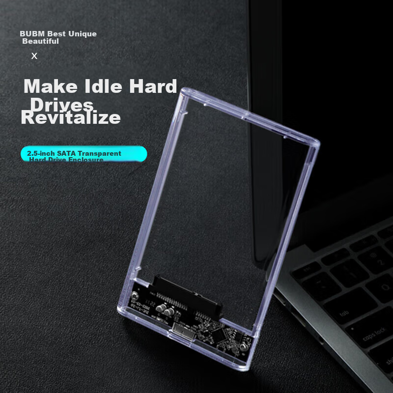 Внешний корпус для жесткого диска BUBM 2.5 дюйма, USB 3.1 Type-C, SATA, совместим с ноутбуками и настольными компьютерами, для SSD и HDD
