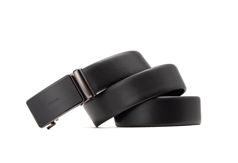 Aokang Men's Business Casual Leather Belt Automatic Buckle Cowhide Waist Belt Birthday Gift for Boyfriend Husband 9
