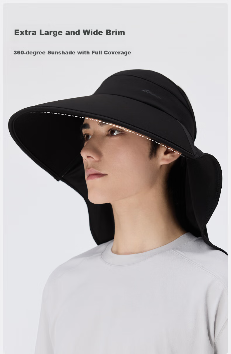 MISSION UV Sun Protection Hat for Men with Face Shield, Fishing Bucket Hat, Hiking Cap, Summer Outdoor UV-Resistant Sun Hat 4