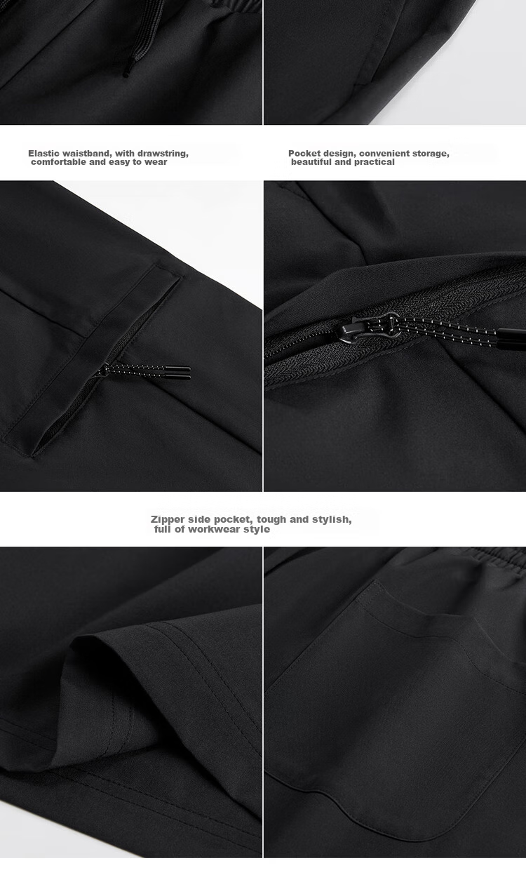 Giordano Casual Shorts for Men, Summer Four-Way Stretch Cargo Pants, Elastic Waistband, Lightweight Athletic Shorts for Men, 13105223 18