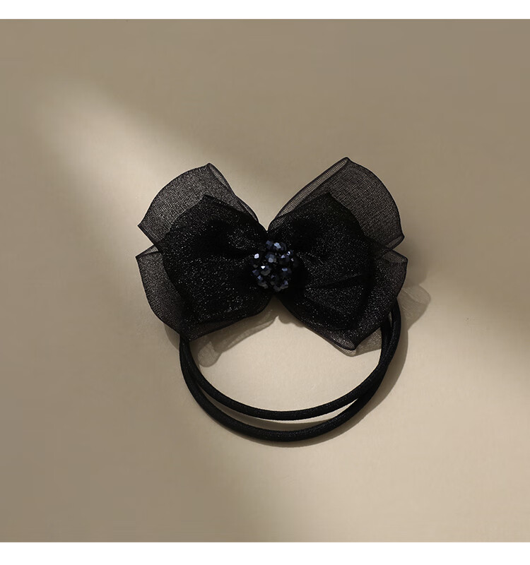 CHIMERA High-Elasticity Durable Double-Layer Elastic Mesh Butterfly Hair Tie Ponytail Holder for Women, Mid-Autumn Festival Gift 6