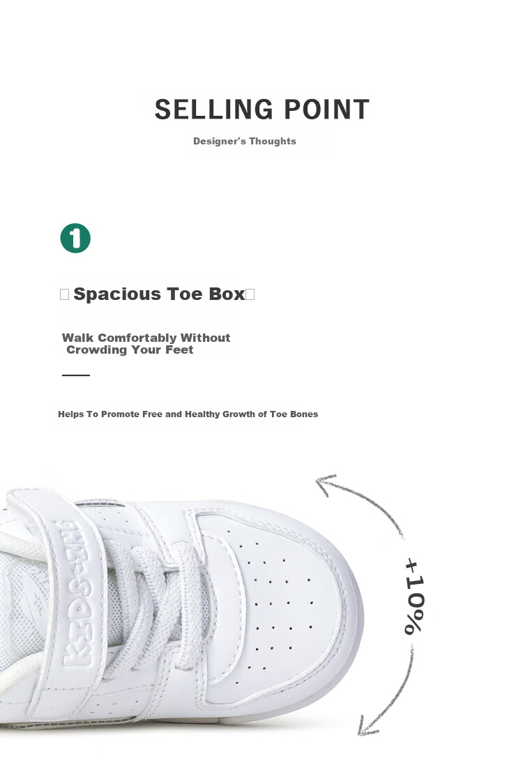 Kids.ing Cadixing Children's Sneakers, Boys' Spring And Autumn Casual Sports Shoes, Campus White Shoes for Girls, Big Kids Running Shoes, White, Size 26 5