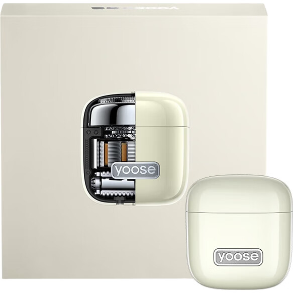 Электробритва Yoose D1-T, портативная, с триммером для носа, белый