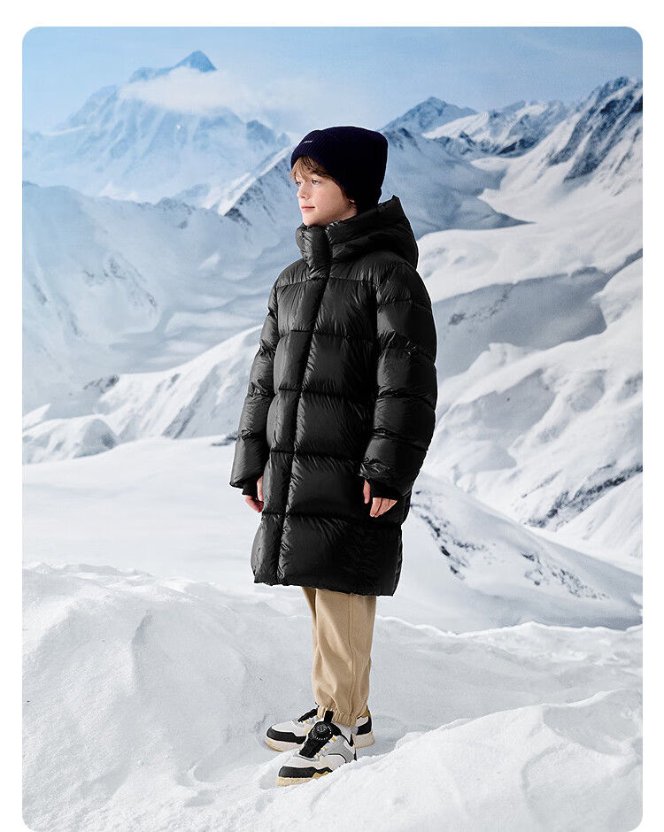 BALABALA Kids Down Jacket Children's Winter 2025 Thickened Goose Down Coat Extreme Cold Warmth 208425107221 3