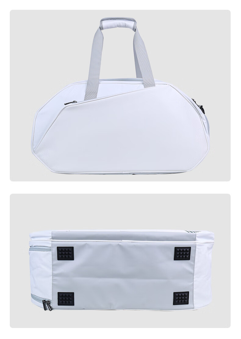 YONEX Badminton Bag, Large Capacity, Separate Shoe Compartment, Sports Bag, BA342CR, White 1