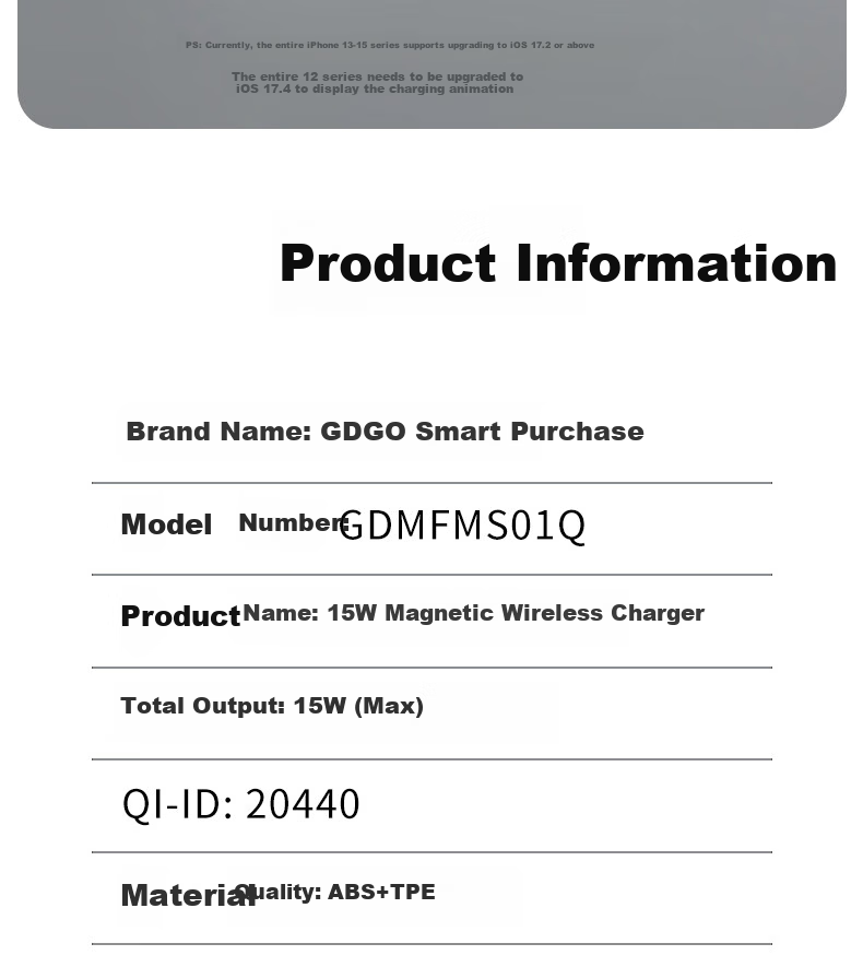 GDGO [Qi2 Certified] 15W Car Wireless Charger, MagSafe Magnetic Low Temperature Air Vent Clip, Compatible with Apple And Android IPhone 18/17/Air/16promax 7