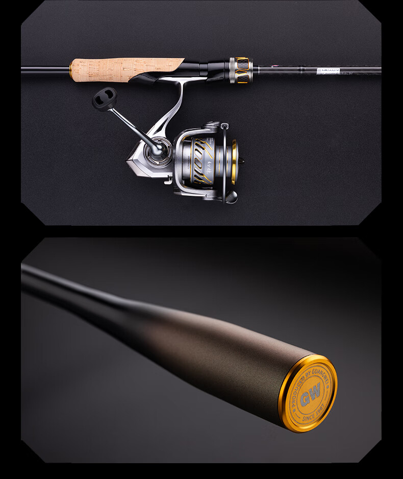 GW 2.1m ML Straight Handle Phantom Spider Lure Fishing Rod Universal Bass Pike Blackfish Long Cast Spinning Rod 15
