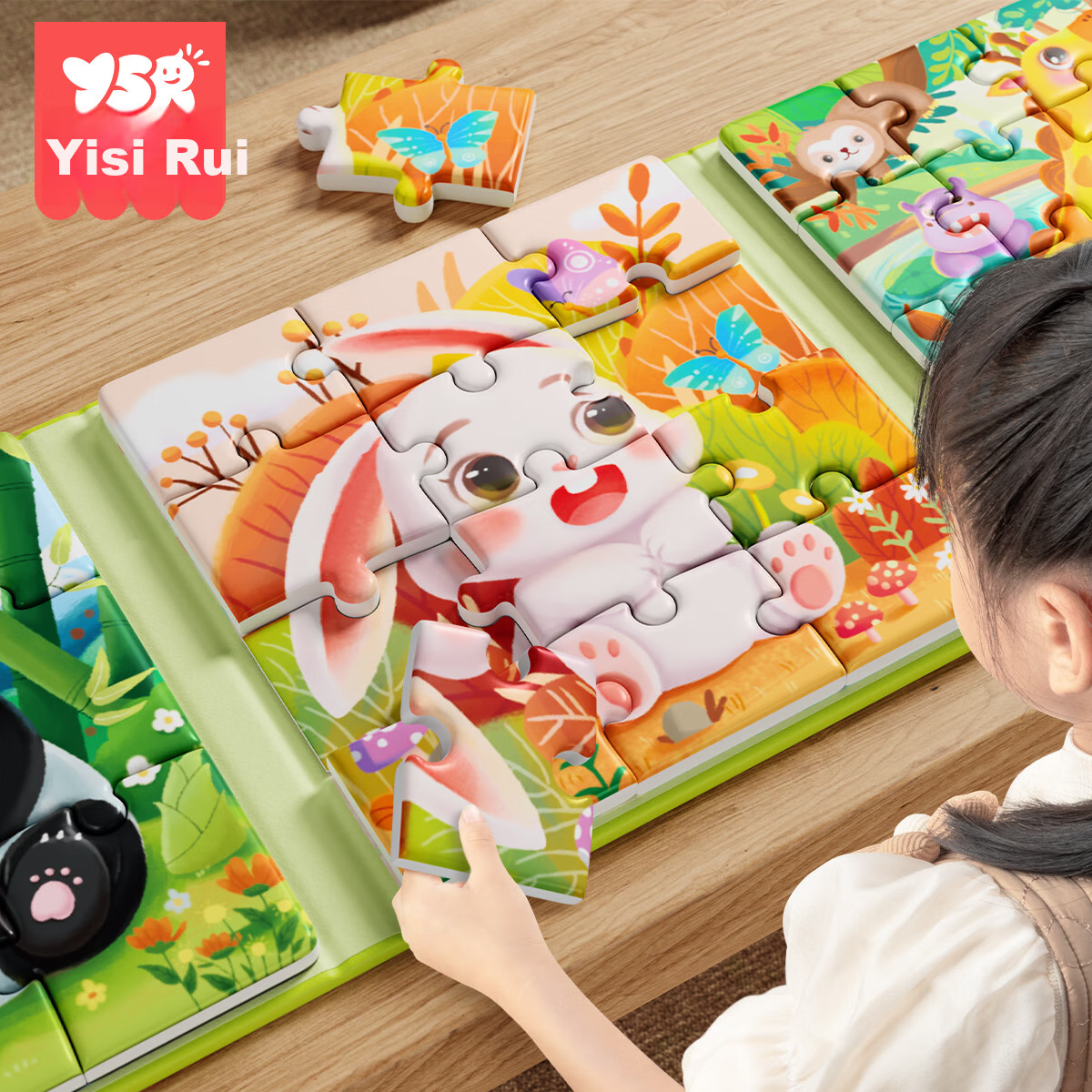 Детский магнитный пазл YSR, развивающая игрушка для малышей от 1-3 лет, подарок на день рождения