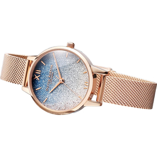 Женские часы OLIVIA BURTON Ob Self-Operated Starry Sky Western Watch, OB16EX204, синие