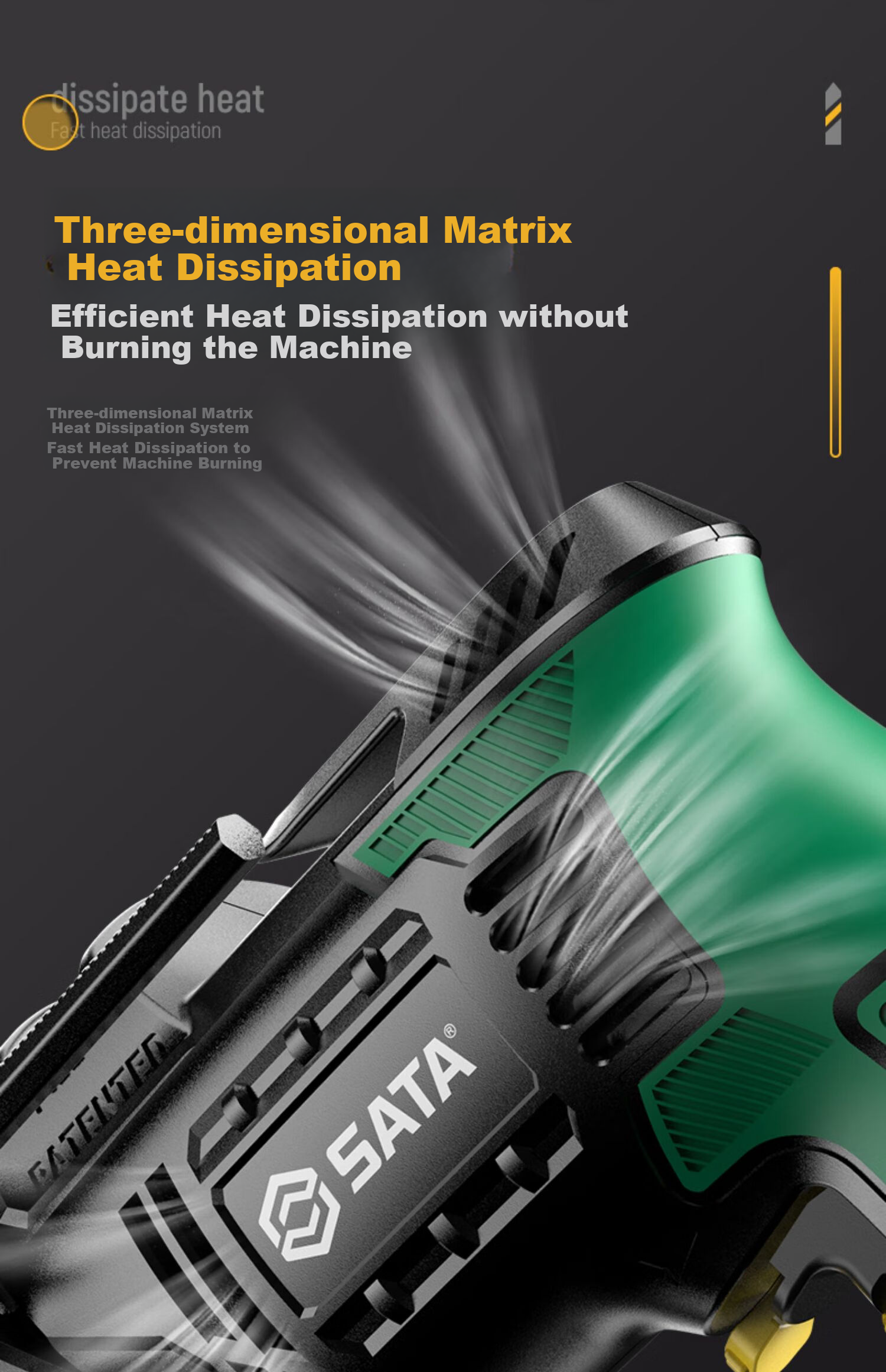 Shida (SATA) Impact Drill, Household Electric Drill, Electric Screwdriver, Multi-Functional, High-Power Handheld Drill, D05706 Standard Configuratio 16