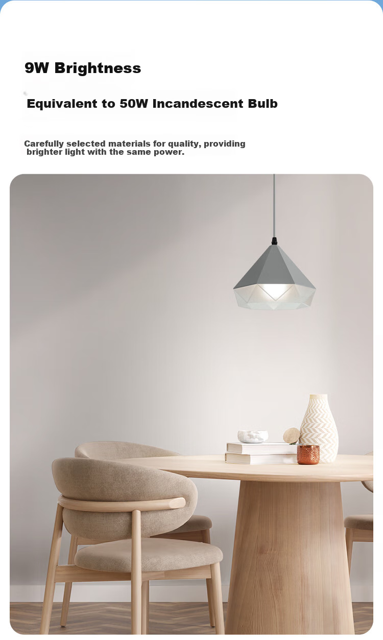 BULL LED Sensor Bulb, E27 Screw Base, High Brightness And Translucency, 9W White Light (Daylight Color), 6500K 5