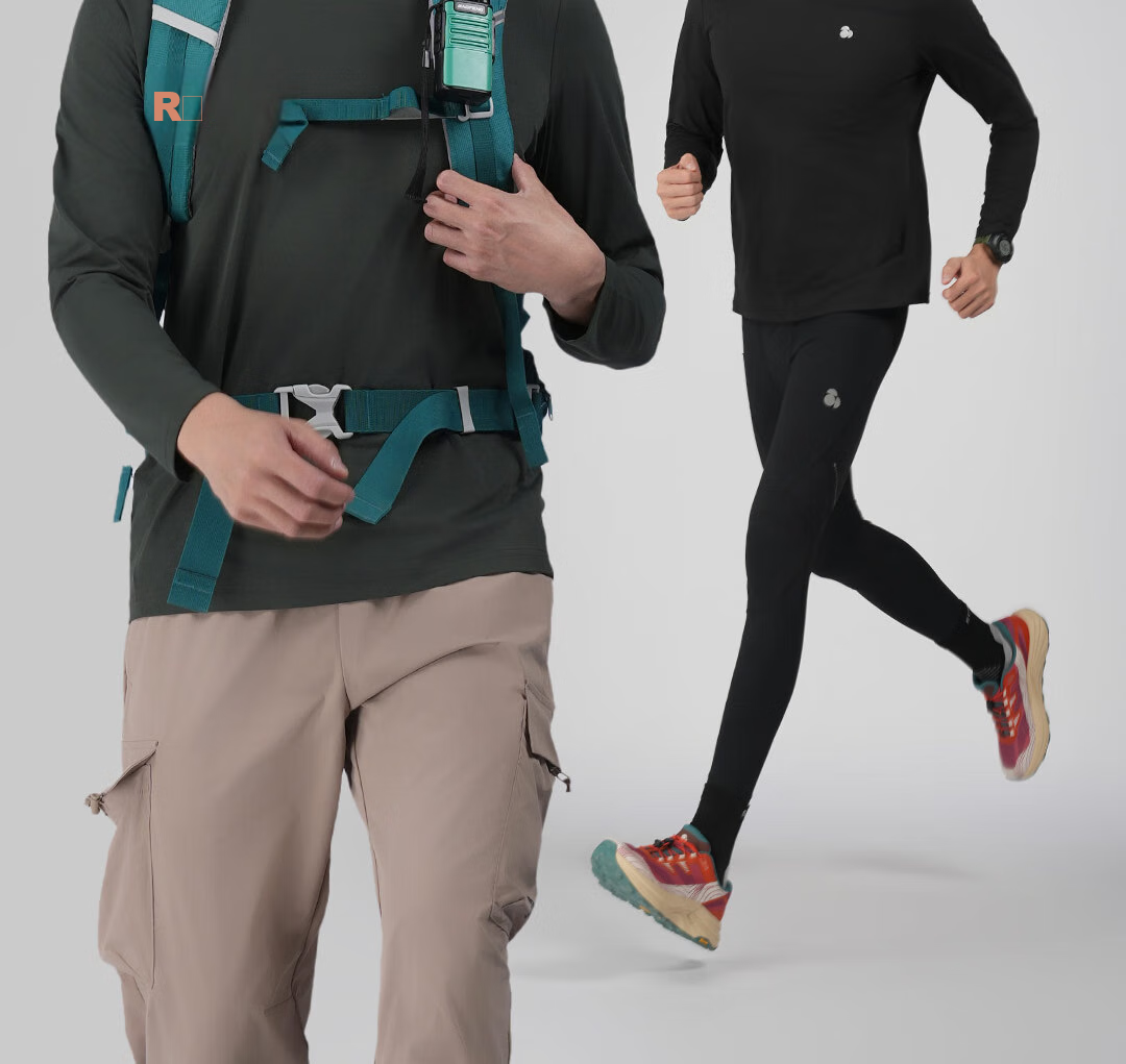 SCALER Quick-Dry T-Shirt Unisex Outdoor Sun Protection UPF50+ Running Crew Neck Long Sleeve Breathable Stretch Top F4216D17 2