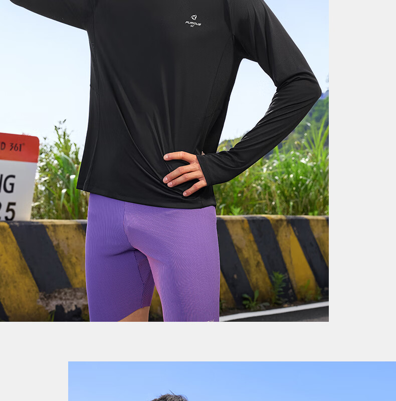 361° Men's T-Shirt Autumn Winter New Sports Outdoor Running Fitness Quick-Dry Crew Neck Long Sleeve Top 652532103-4 6