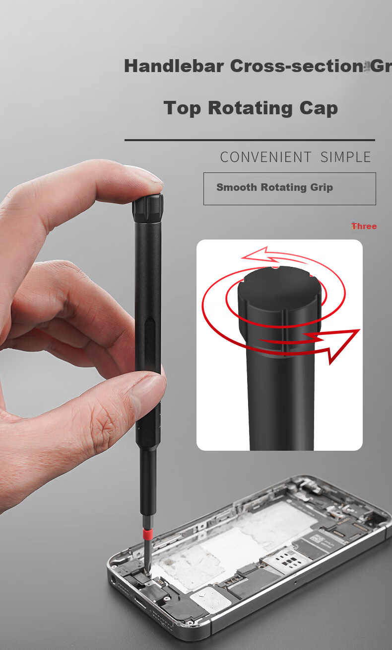 DELIXI Screwdriver Set Precision Repair Tools 44-In Pen-Type Electric Screwdriver 6