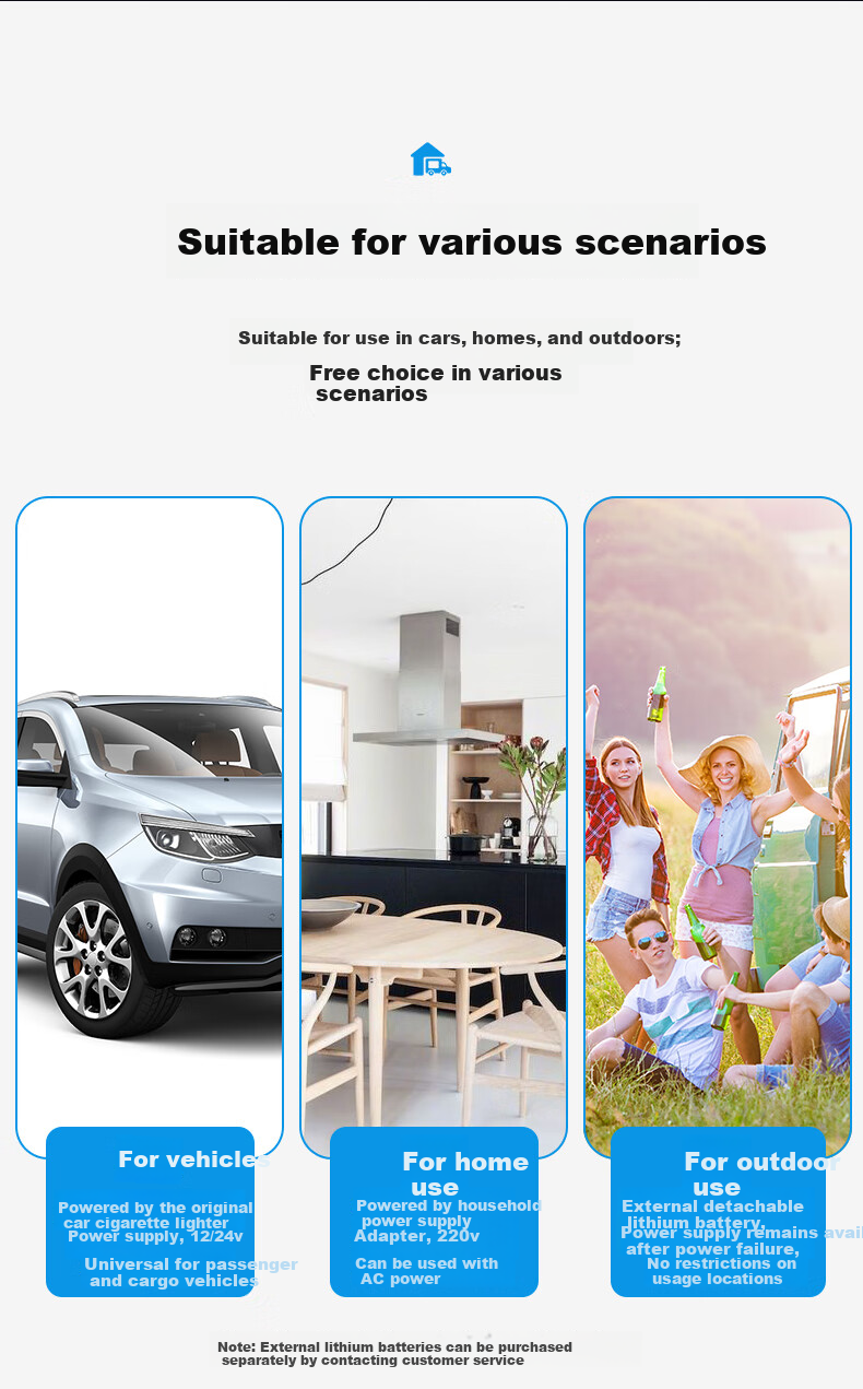 Alpicool Car Refrigerator C40, Dual-Use for Car And Home, Compressor-Freezing And Refrigeration, Mini Quick-Freeze Fridge for Dormitory And Office 9
