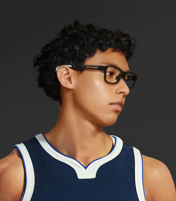 Kaponi Sports Glasses for Men with Prescription, Suitable for Basketball And Soccer, Protective Goggles with Anti-Glare Coating, Available in Various Lens Powers, for Running, Outdoor Activities, And Cycling 3