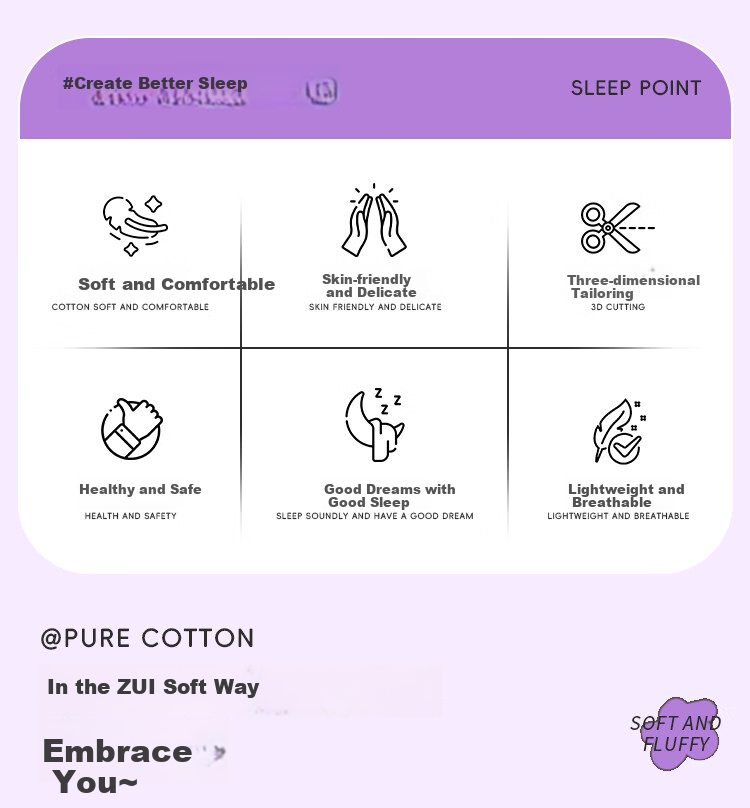 LangSha Children's Loungewear, Girls' Summer Thin Comfortable Short-Sleeve Set, for Middle And High School Students, Air Conditioning Wear Pajamas, Purple, Size 160 2