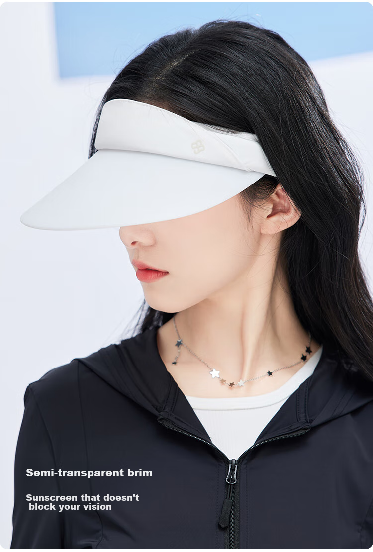 JIUMU Sun Protection Hat for Women, Sun Visor Cap, Sunhat, Visor Hat, Cool Cap, Summer Outdoor Face-Covering UV Protection Hat for Wome 4