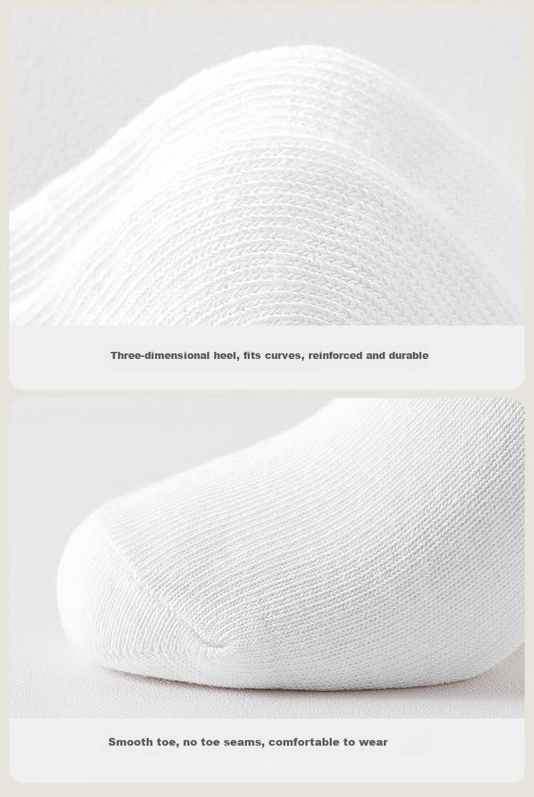 MiiOW 10 Pairs Disposable Socks for Men, Spring And Autumn Travel Business Trip Daily Disposable Socks, Men's Cotton Socks, Lazy No-Wash Short Socks 14