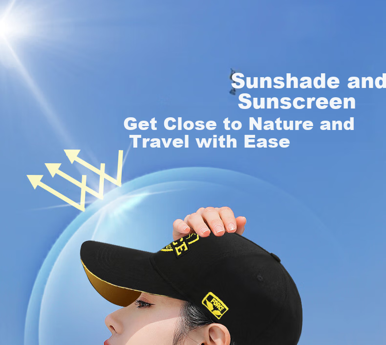 RED DRAGONFLY Men's Hat, Large Head Circumference, All-Season Sun Protection Hat, Fashionable Sunhat, Outdoor Sports Embroidered Sun Visor Baseball Cap 7