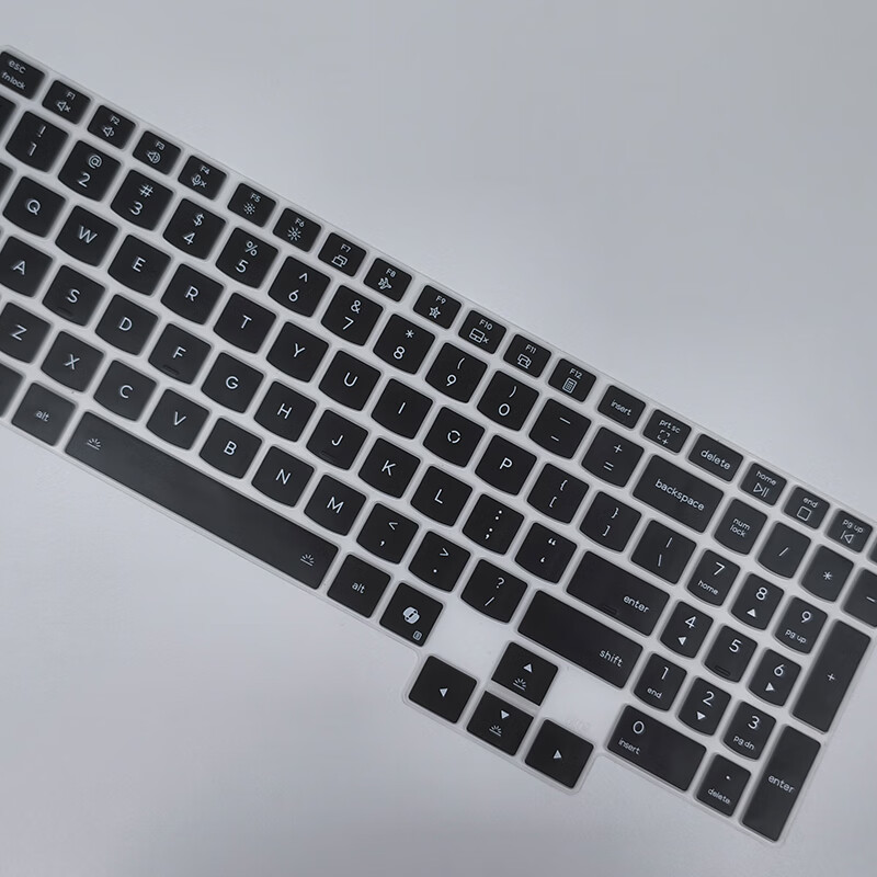 Jiasu Lenovo Legion Y7000P/R7000P 2026/25 Model Black Rubber Keyboard Cover, Laptop Keyboard Protective Film, Black Waterproof And Dustproof Cover, Non-Fall 4