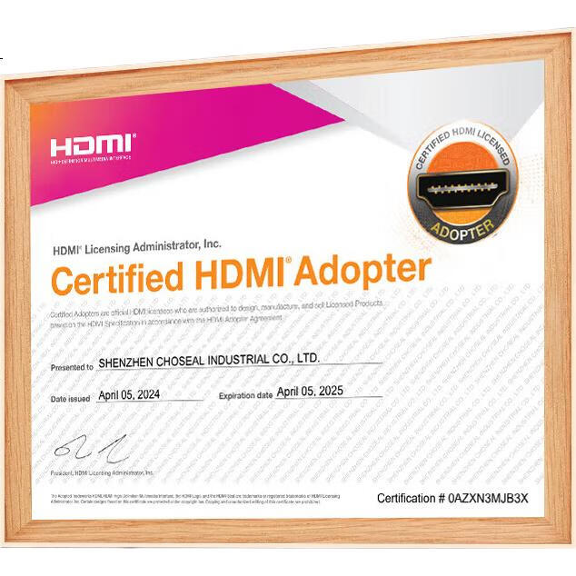 Кабель CHOSEAL HDMI 2.1, 8K@60Hz, 90-градусный угловой, для подключения компьютера к телевизору, проектору, монитору, 1 метр, QS8180T1