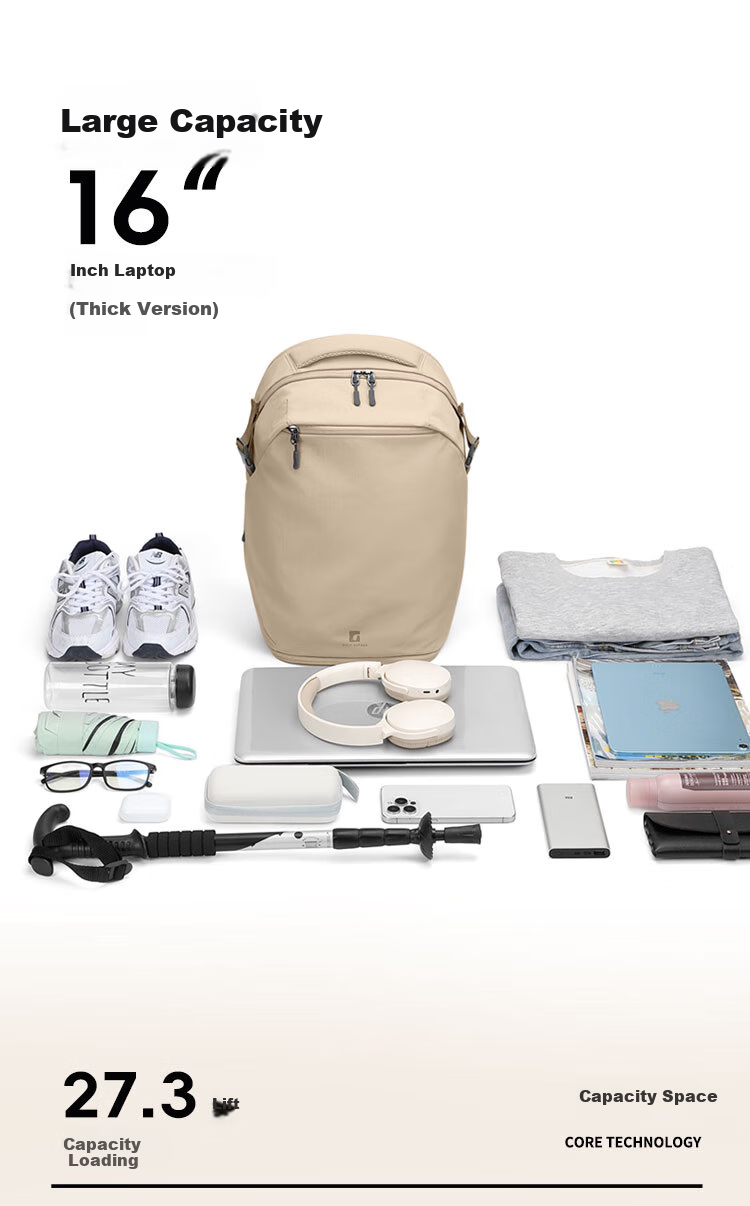 GOLF Backpack for Men And Women, Casual Laptop Bag, 15.6/16 Inch Laptop Backpack for Students, Travel Backpack 9