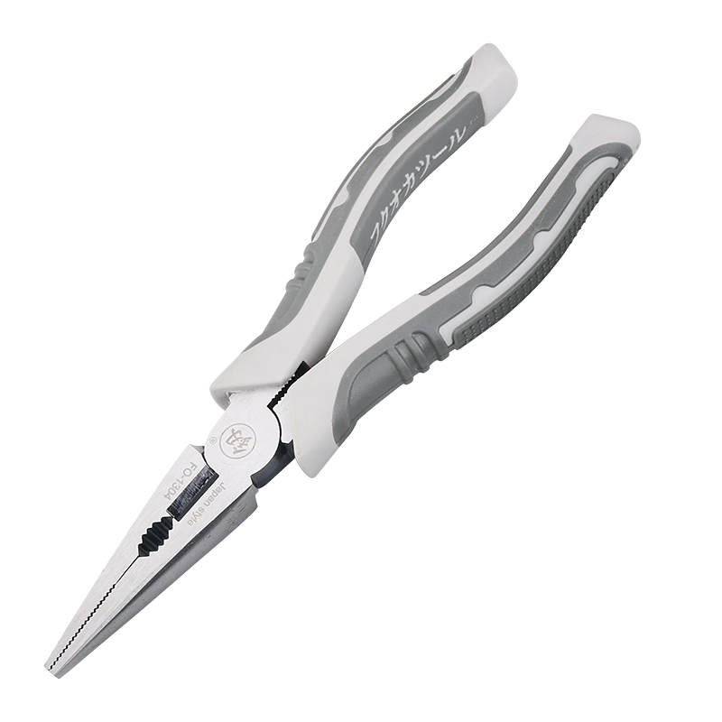 Jian Fukuoka Tools Labor-Saving Multifunctional Needle-Nose Pliers, Industrial-Grade Electrician's Long-Nose Pliers, 6 Inches