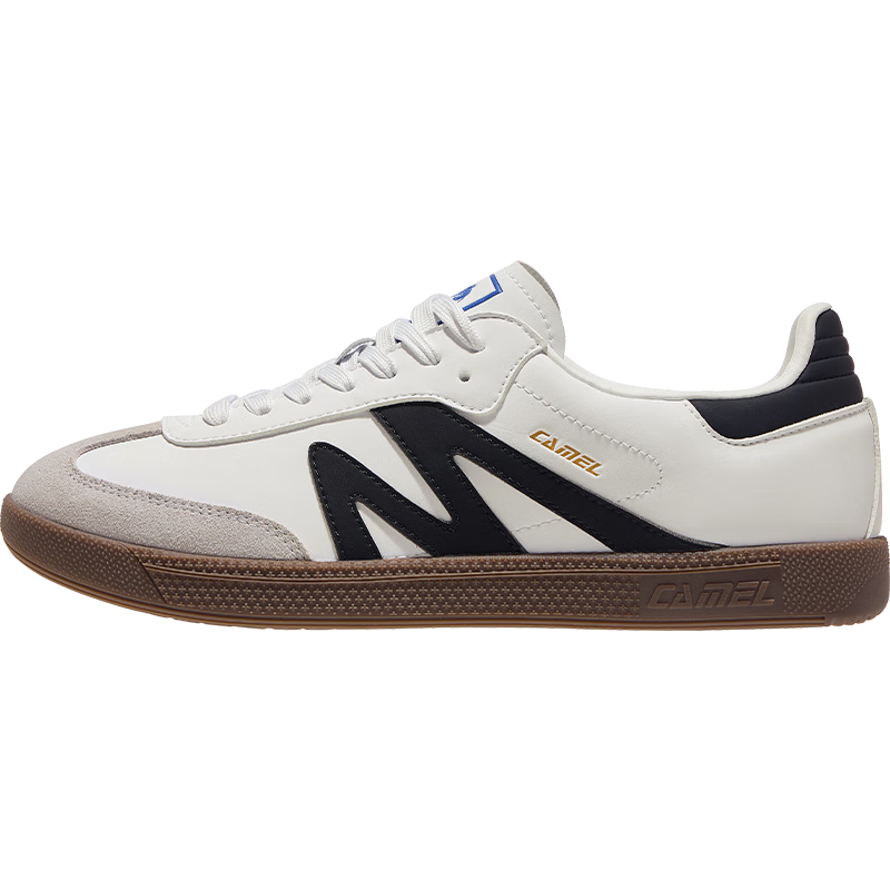 CAMEL Training Shoes Lightweight Sole Men's Casual Sports Shoes K15B09L7069 Ivory White/Black Size 40