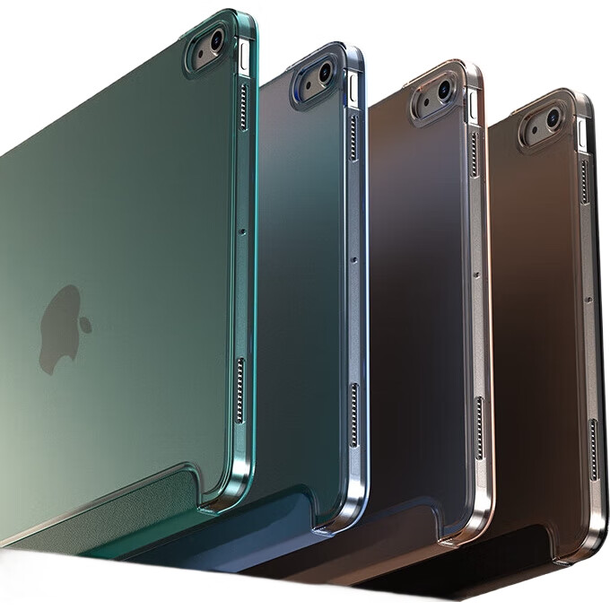 Чехол BIAZE для Apple iPad Air 7/6 11 дюймов M3, защитный, с трехстворчатой подставкой, жесткой задней крышкой, PB507-Лавандовый