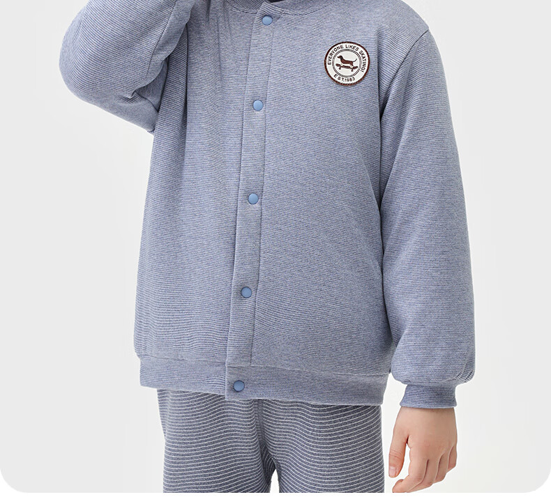 NUBIWU Kids Cotton Jacket Autumn Winter Thickened School Uniform Liner Warm Underwear Coat Boys Cotton Coat 12