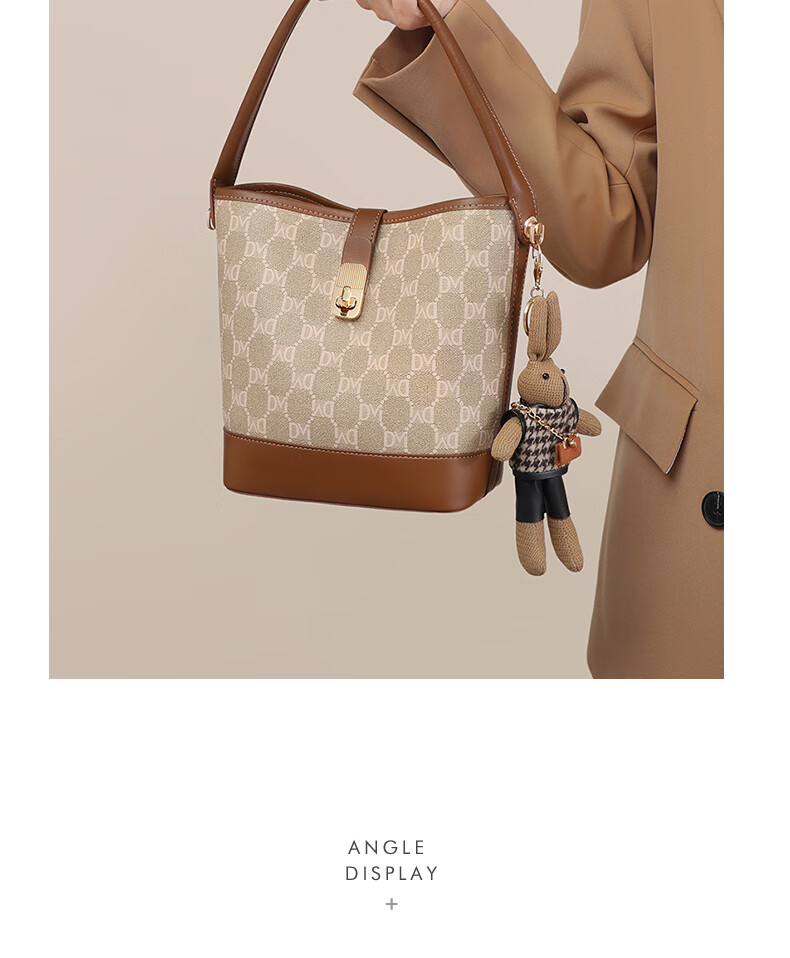 Aiqinghai Handbag, Women's Crossbody Bag, Shoulder Bag, Large Capacity Bucket Bag, Practical Birthday And Mother's Day Gift for Mom 10
