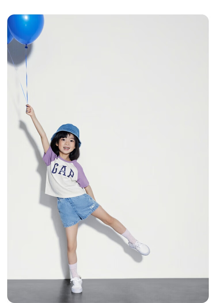 GAP Kids Unisex Summer Cotton Short Sleeve T-Shirt 838371 17