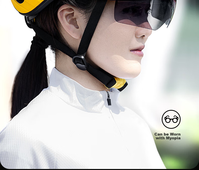 EROADE Bicycle Helmet with Goggles for Mountain Bike, Unisex, Ultra-Lightweight, Breathable, Anti-Fall Cycling Equipment 2