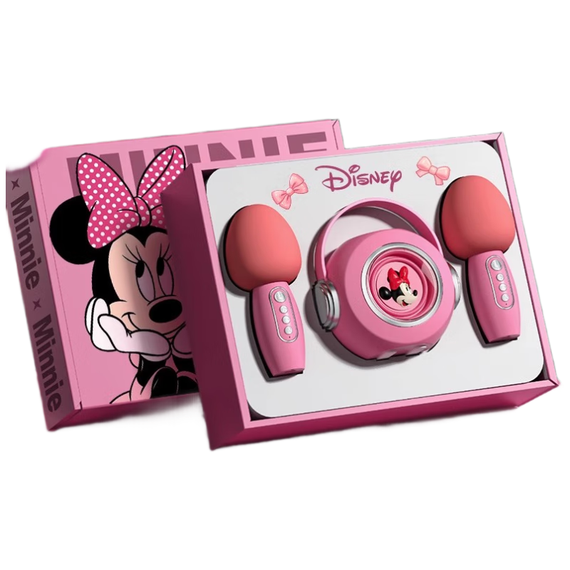 Disney Microphone Children's Toy, Birthday Gift for Girls Aged 7-14, Karaoke Mic with Bluetooth Speaker, Wireless, for Ages 8-12, 10