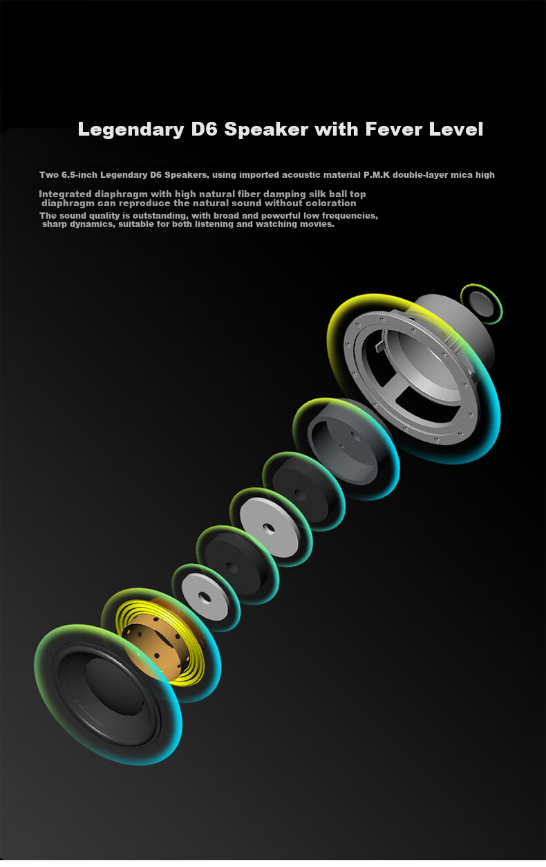 HiVi D3.2MKIII Front Speaker, Home Theater Main Speaker, 2.0 Channel HiFi/Wooden/High-Fidelity Floor-Standing Speaker, Requires Amplifier 3