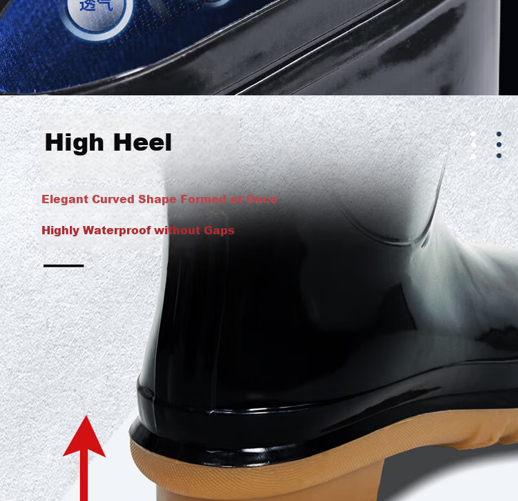 Gongtai Oil And Acid Resistant Food Safety Boots, Rain Boots Waterproof Boots, White, 508mm Height/37.5cm High, Size 40 7
