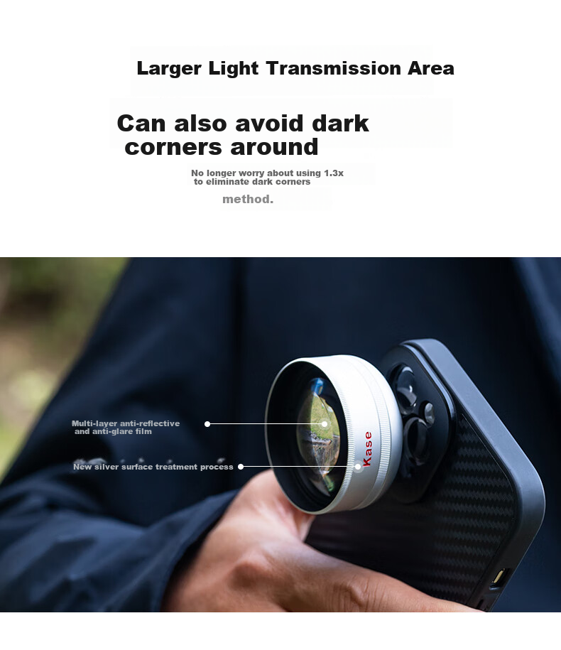 Kase Master-Level 100mm Lens Plus Dedicated Polarizing Filter for Smartphone Macro Lenses, High-Definition Shooting of Flowers And Plants, Fine Details, Micro Background Bokeh, Focusing on Subject Photography Accessories 10