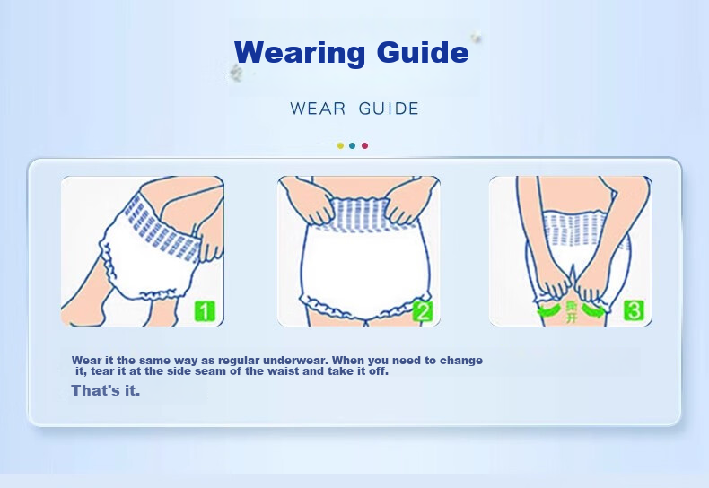 NORTHSHORE Adult Pull-Up Diapers for Elderly, Disposable Incontinence Pads for Seniors, Unisex, XL Size, 40 Pieces 14